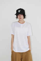 3ボタンヘンリーネックTシャツ