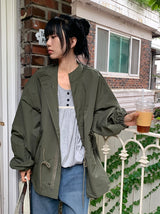 [unisex] Riope Overfit High-Neck Field Jumper