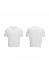 Textured Knit Mesh Tee