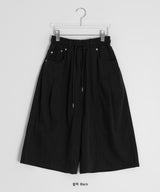 [unisex] Lutsme Curve Cut Bermuda Banding Pants