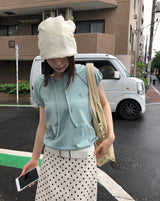 [ORIGINAL] AMI Raglan Short-Sleeve Hoodie T-Shirt