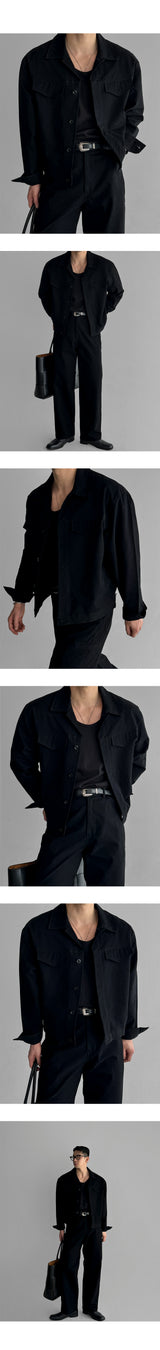 Cathionic cotton jacket [black]