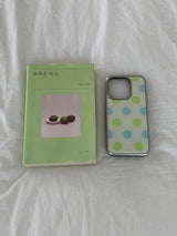 wish dot silver epoxy case 
