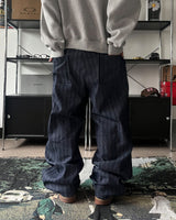 HD two-pin tuck striped pants (2C)