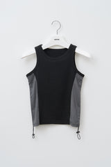(W)リットメッシュスリーブレス (3color)