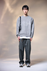 MUDDY KNIT CREWNECK GRAY