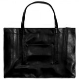 TZ LEATHER OVERSIZED TOTE BAG