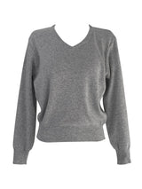 minimal basic V-neck knit (2color)