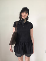 Suede square bag (3color)
