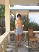 stripe shorts_blue