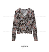 Haze Flower Ruffle Cardigan