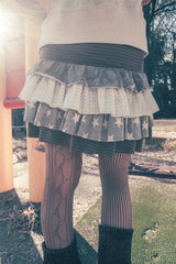 Cancan layered skirt (Brown)