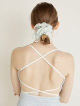 BIG LACE SCRUNCHIE - OLIVE