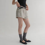 [Atomin] String Cargo Short Pants - 2 color