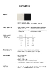 RUBY HOOK LAYERED PANTS cream