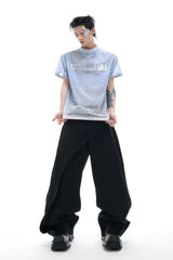 オンブルデニムルックボクシーTシャツ