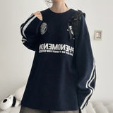 Uk Track Oversized Knit Long Sleeve (4 colors) H&L
