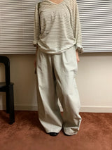 French wide pants
