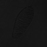 PICK WAPPEN DAMAGE SUMMER KNIT - BLACK