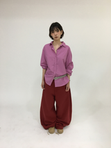 ペーパー ドロップ シャツ (4color)