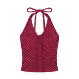 Sia ハートリボンホルタートップ