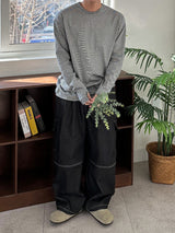 Mary Stripe Layered Warm Tee