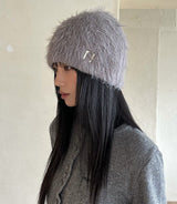 NEWALRIN emblem Fur Beanie