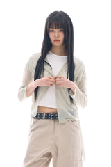 Eller lettuce edge cardigan