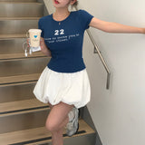[MADE/3color] ダイブ, パンプキンフラフィーミニスカート