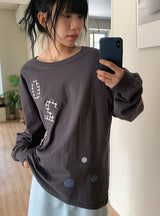 26FW★ [BAONHAUS] Haydin Patch Over Long Sleeve Tee