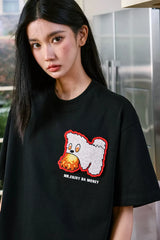 ムードドッグトゥースブラッシュパッチTシャツ