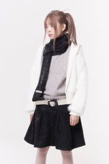 ミニリボンマフラー (black)