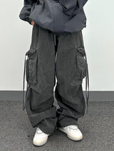ピグメントストラップカーゴパンツ