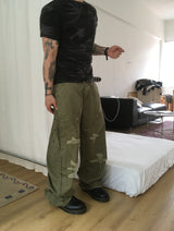 No.1813 damage DK cotton PT (3color)