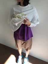 【即日発送】YWD ウェルカムTシャツ_パープル (1color)