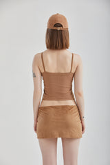 VELVET STUD TOP