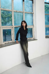 HALO WRAP SHIRT / BLACK