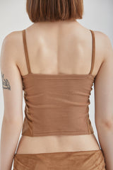 VELVET STUD TOP