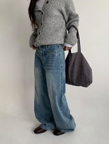 Picat Pocket Straight Denim Pants