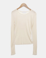 Tenon Tencel Layered Long Sleeve T-Shirt