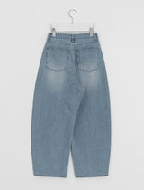Obe wide denim pants