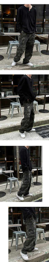 [Unisex] カモフラージュカーゴパンツ