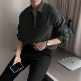 LMN フォードオーバーサイズフィットコーデュロイシャツ (5 colors)