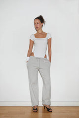 Athletic bodysuit - white