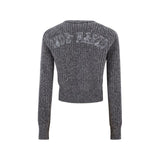 13DE MARZO Doozoo Cuddle Button Cardigan Dark Grey