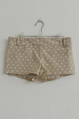 LOW-WAIST POLKA DOT SHORTS (2COLORS!)