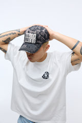 EEERRR Real tree camo pattern ball cap (Black)