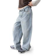 Tendi Fold-Over Wide Jeans