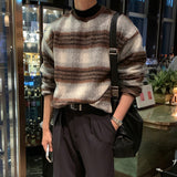 LMN Revival Wool Check Sweatshirt (2 colors)