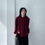 Side-Button Knit Top